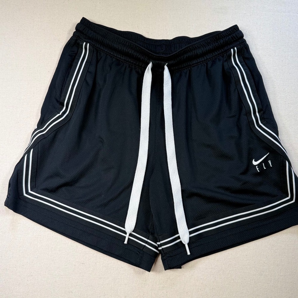 Nike Fly Crossover Women's Basketball Shorts Black White Medium
